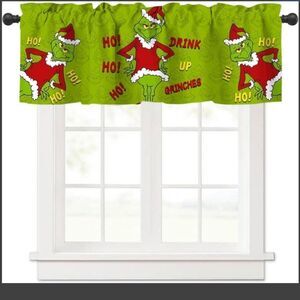 Christmas Kitchen Valance For Windows Curtain Topper For Living Room Bat…